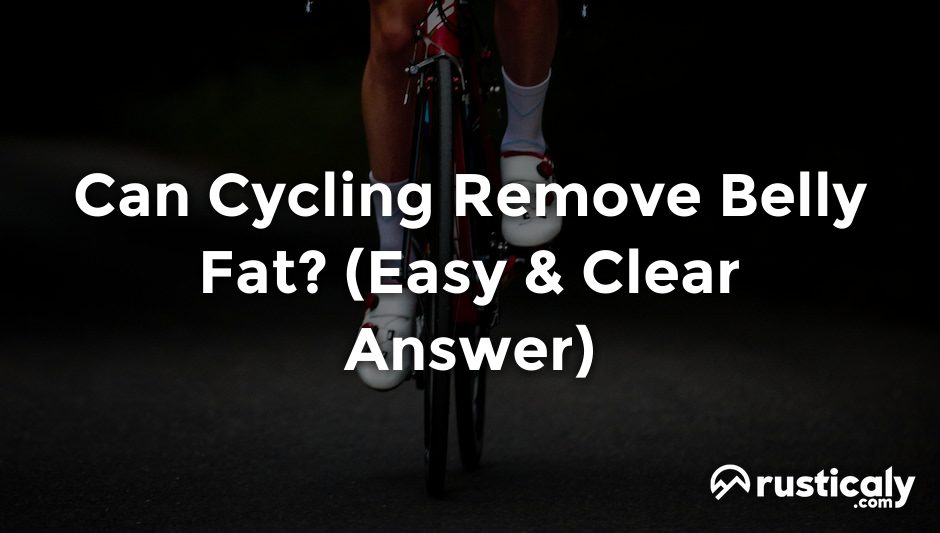 can cycling remove belly fat