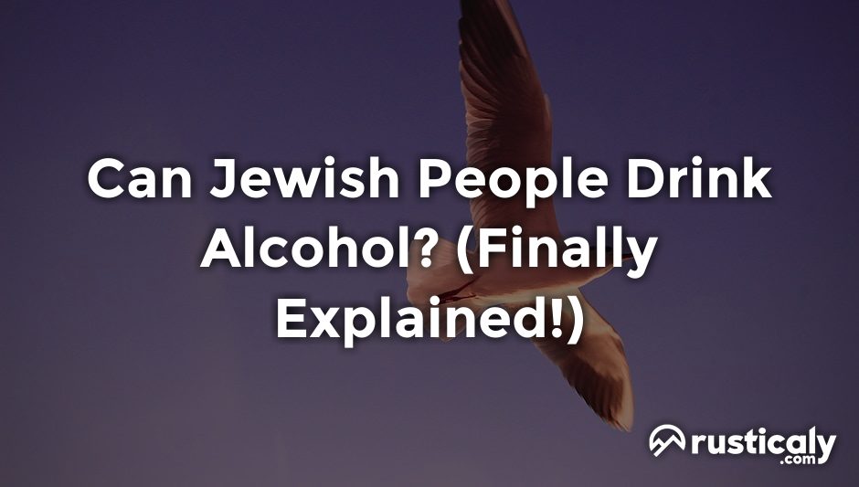 can jewish people drink alcohol
