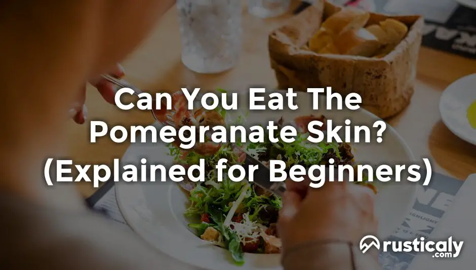 can you eat the pomegranate skin
