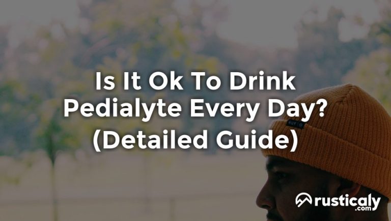 is it ok to drink pedialyte every day