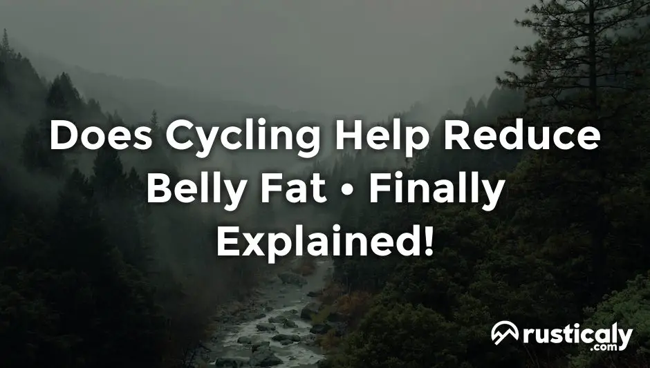 does cycling help reduce belly fat