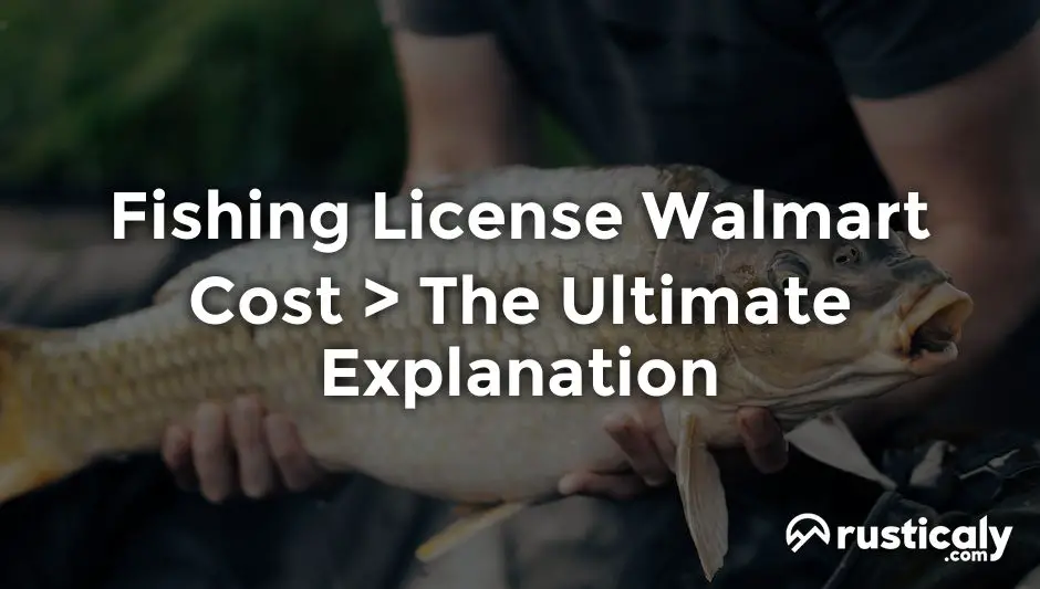 fishing license walmart cost