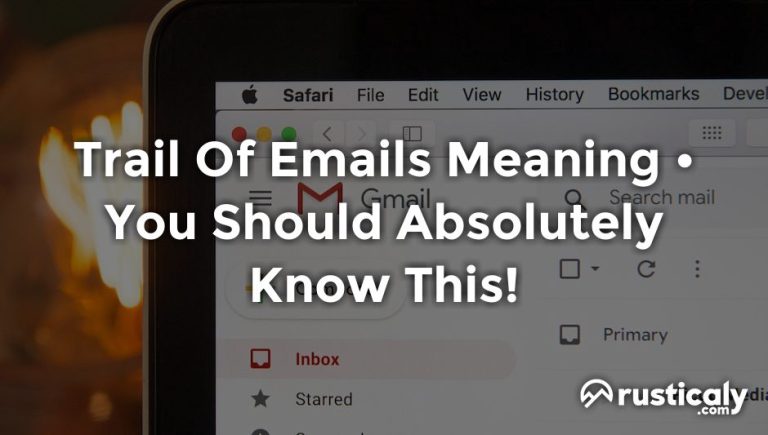 trail of emails
