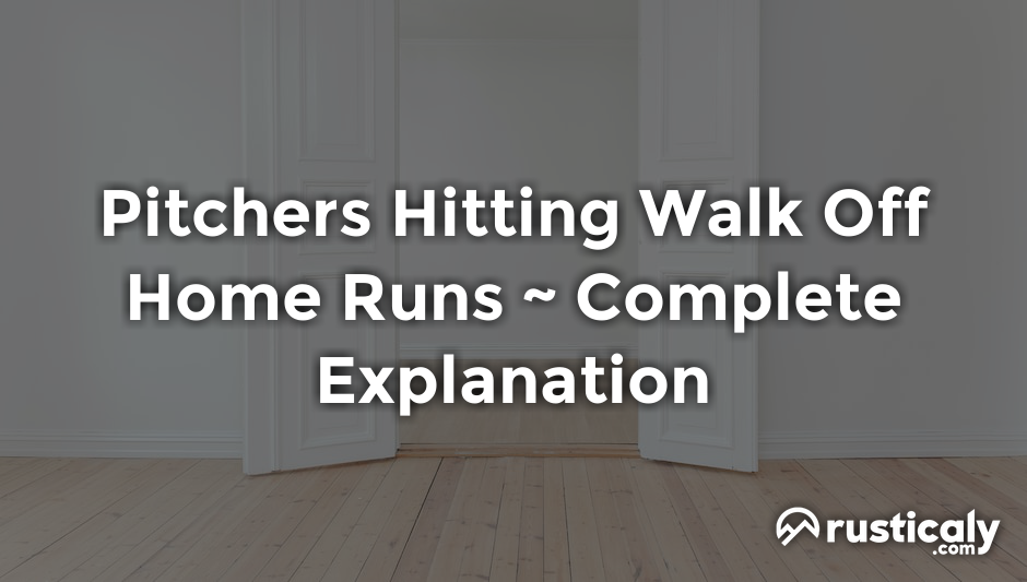 pitchers hitting walk off home runs