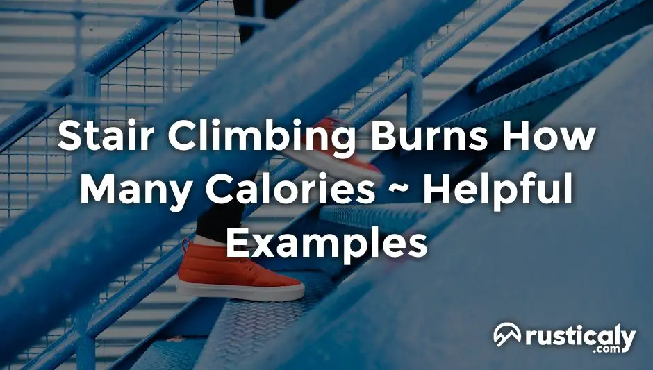 stair climbing burns how many calories