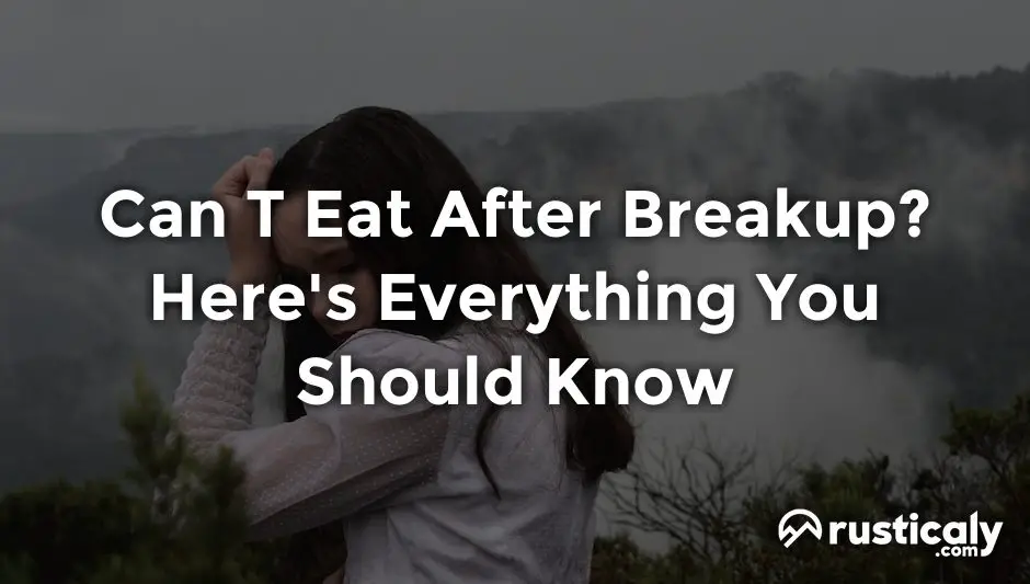 can t eat after breakup