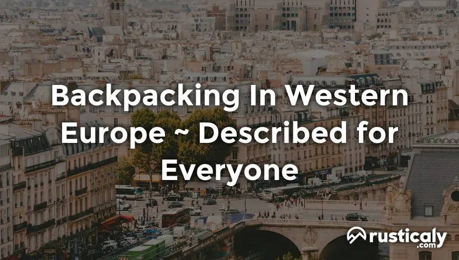 backpacking in western europe