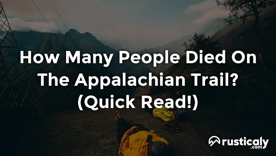 how many people died on the appalachian trail