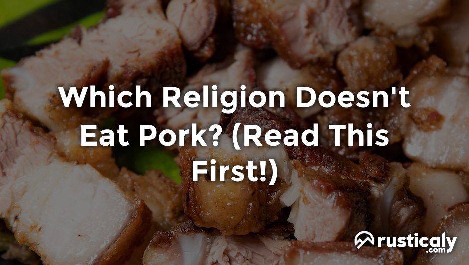 which religion doesn't eat pork
