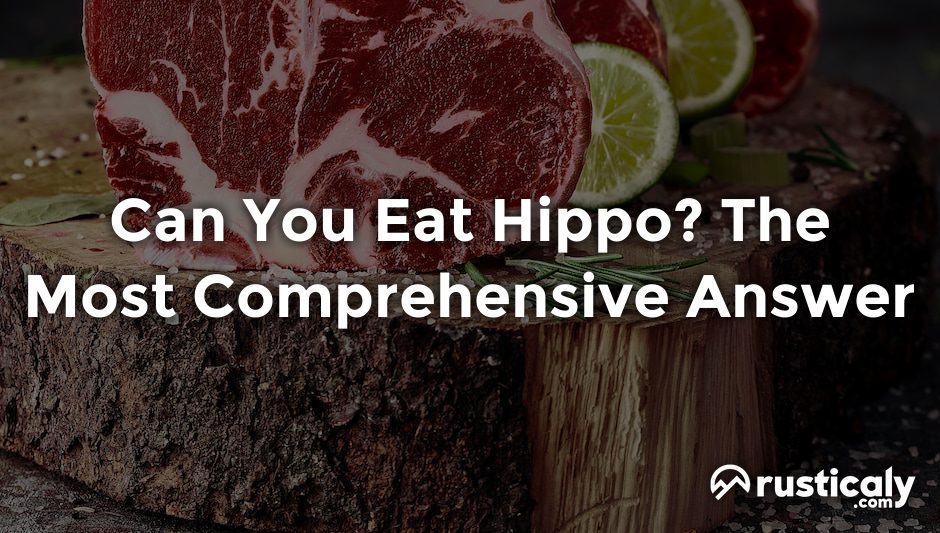 can you eat hippo