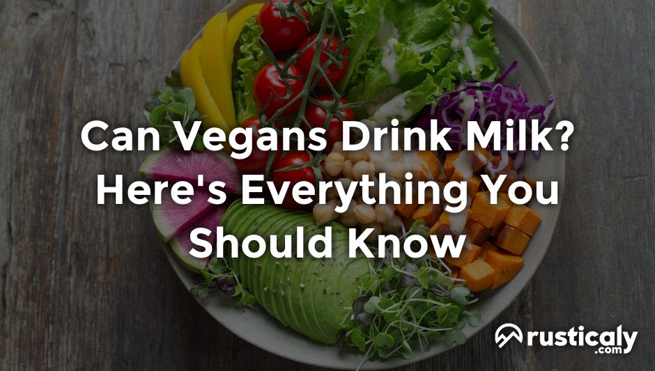 can vegans drink milk