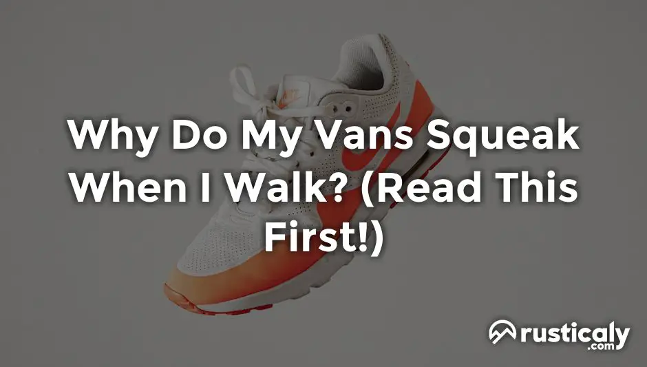 why do my vans squeak when i walk
