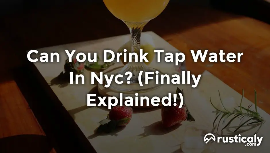 can you drink tap water in nyc