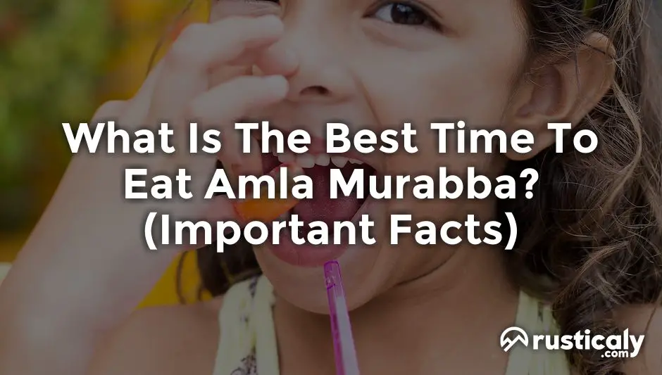 what is the best time to eat amla murabba