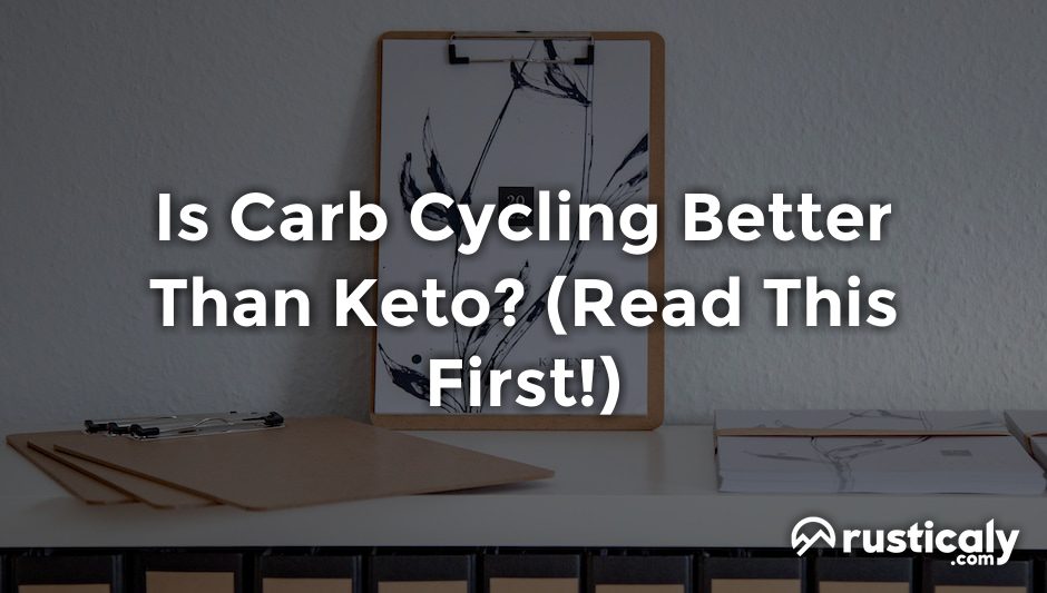 is carb cycling better than keto