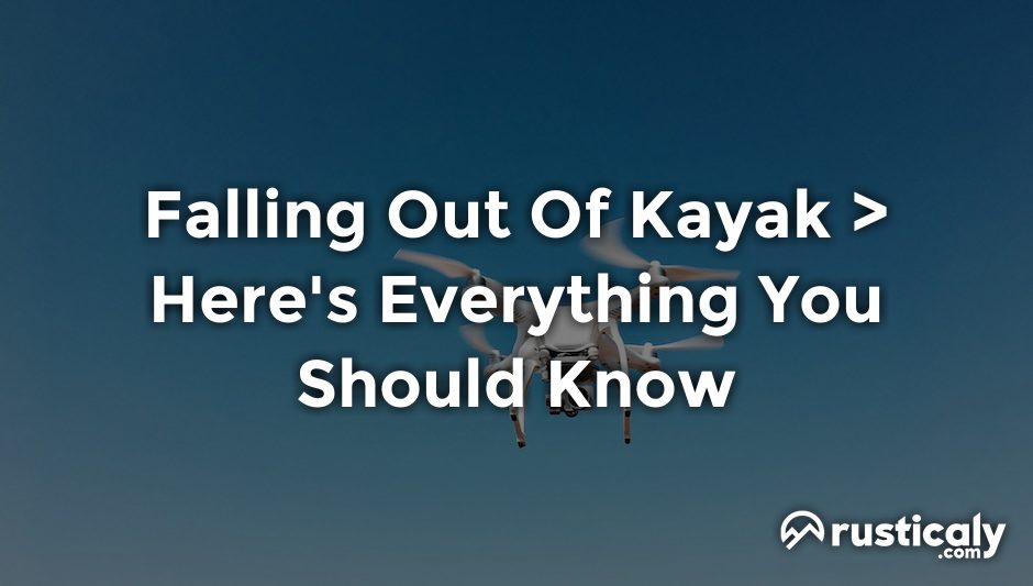 falling out of kayak