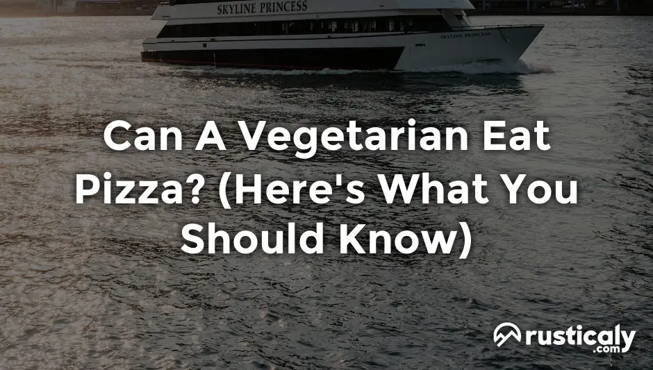 can a vegetarian eat pizza