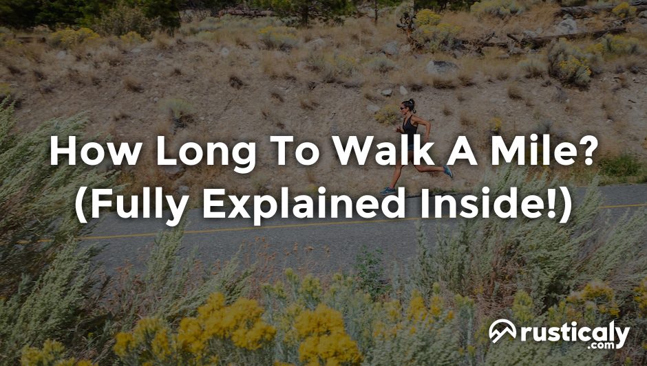 how long to walk a mile