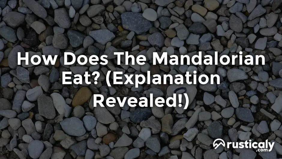 how does the mandalorian eat