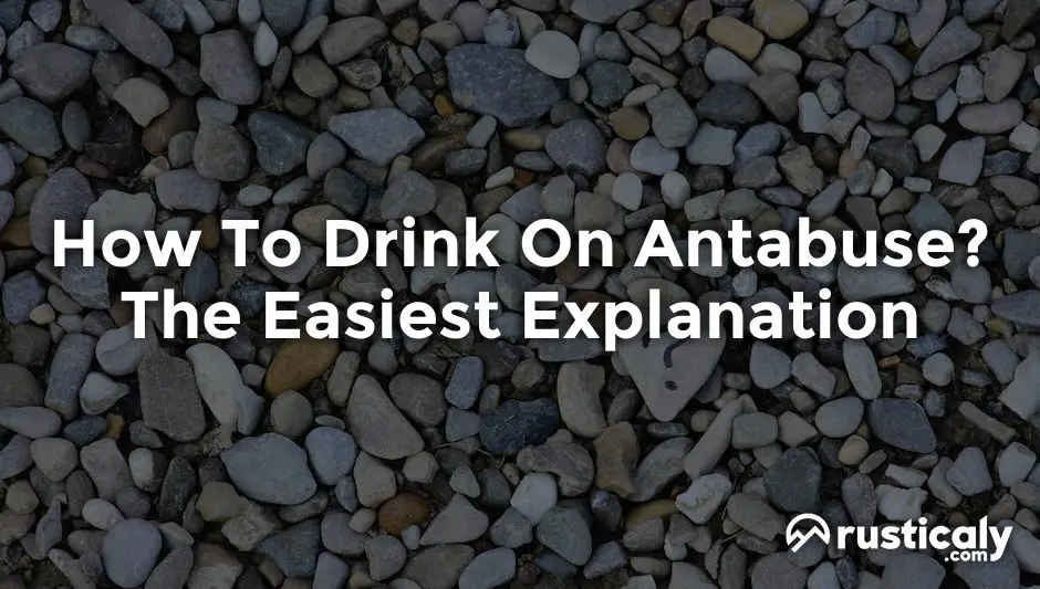 how to drink on antabuse