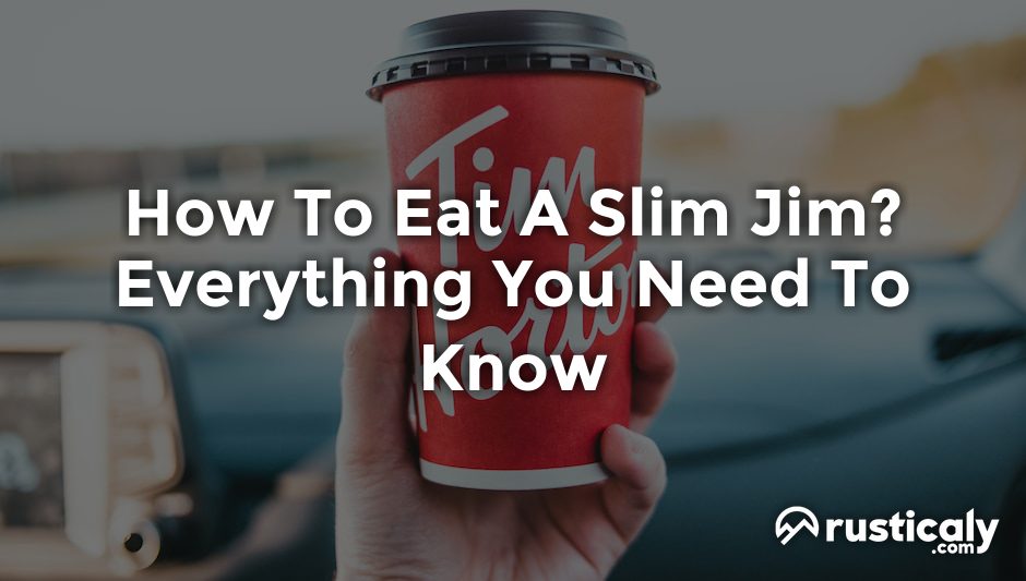 how to eat a slim jim