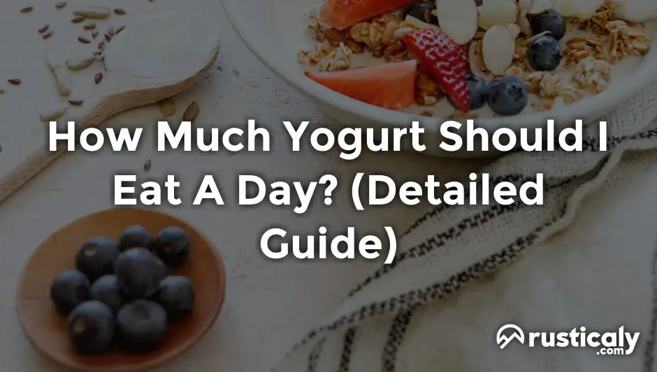 how much yogurt should i eat a day