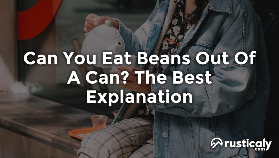 can you eat beans out of a can