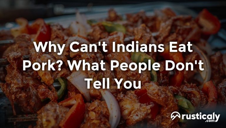 why can't indians eat pork
