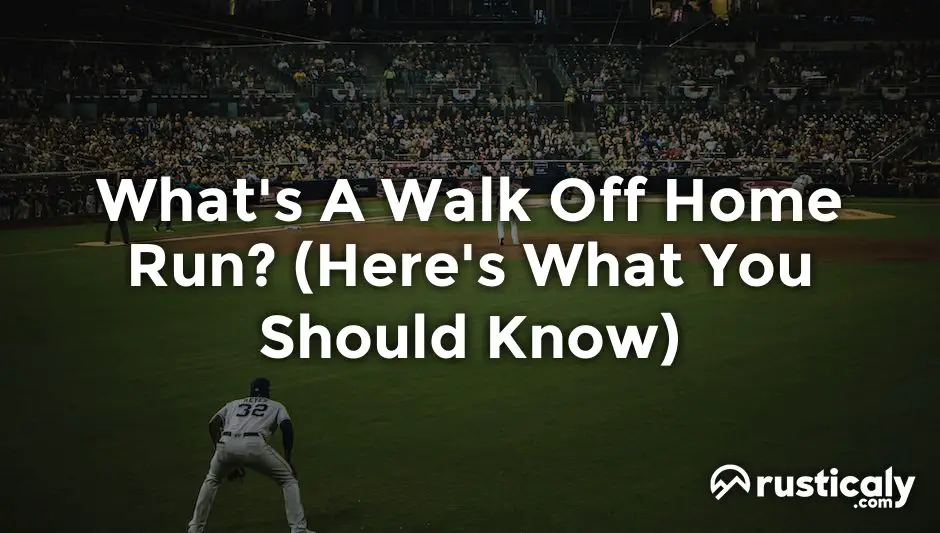 what's a walk off home run