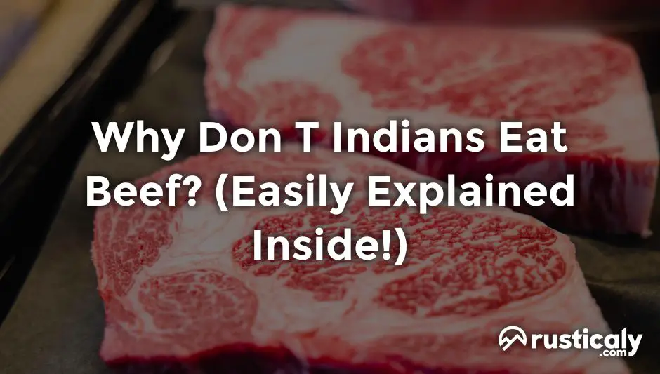 why don t indians eat beef