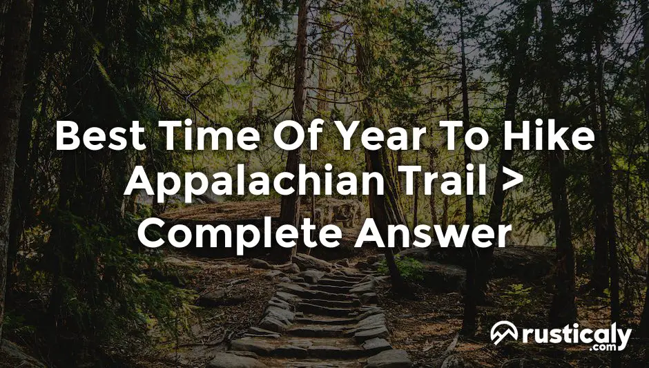best time of year to hike appalachian trail