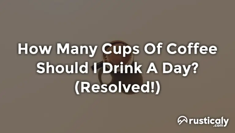 how many cups of black coffee should i drink a day