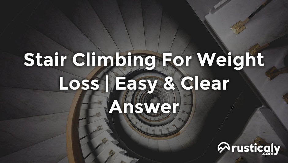 stair climbing for weight loss