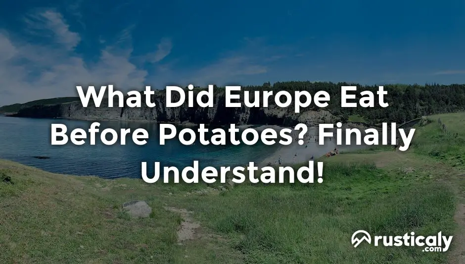 what did europe eat before potatoes