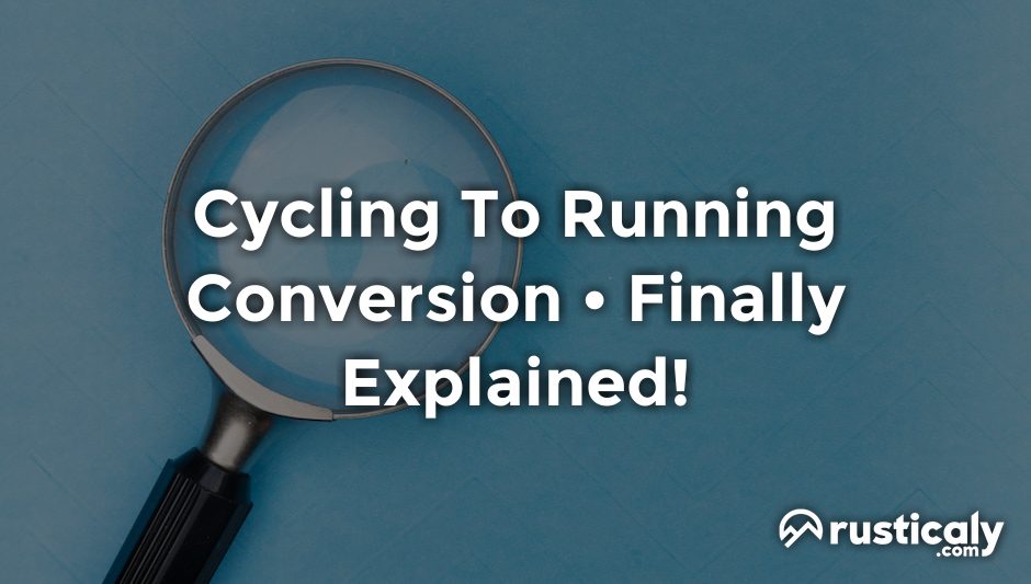 cycling to running conversion