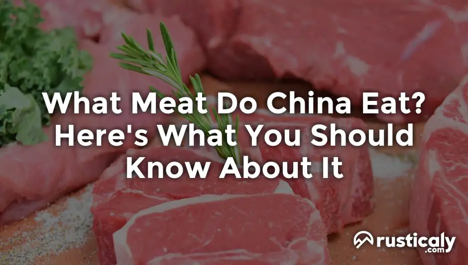 what meat do china eat