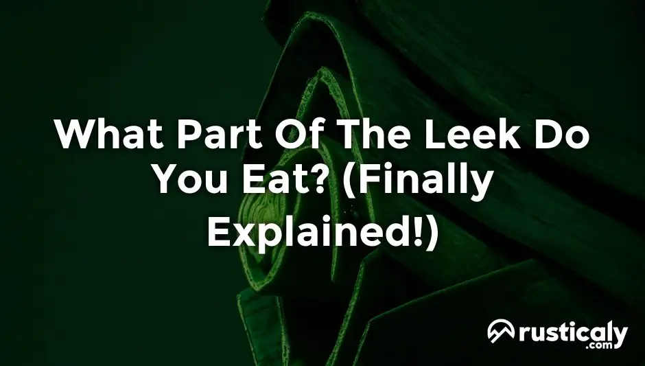 what part of the leek do you eat