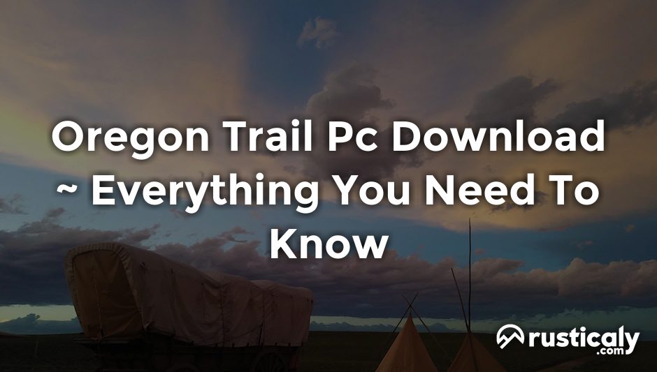 oregon trail pc download