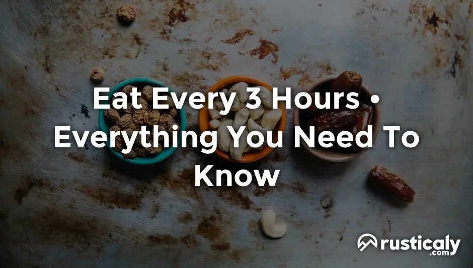 eat every 3 hours