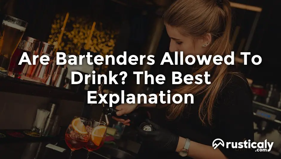 Are Bartenders Allowed To Drink? (Finally Explained!)