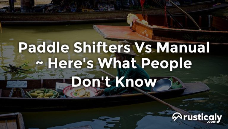 paddle shifters vs manual