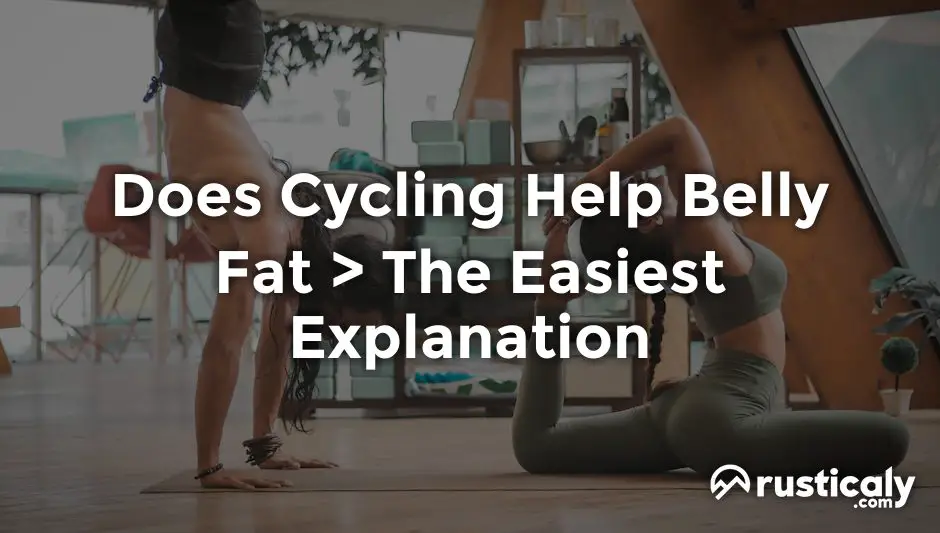 does cycling help belly fat