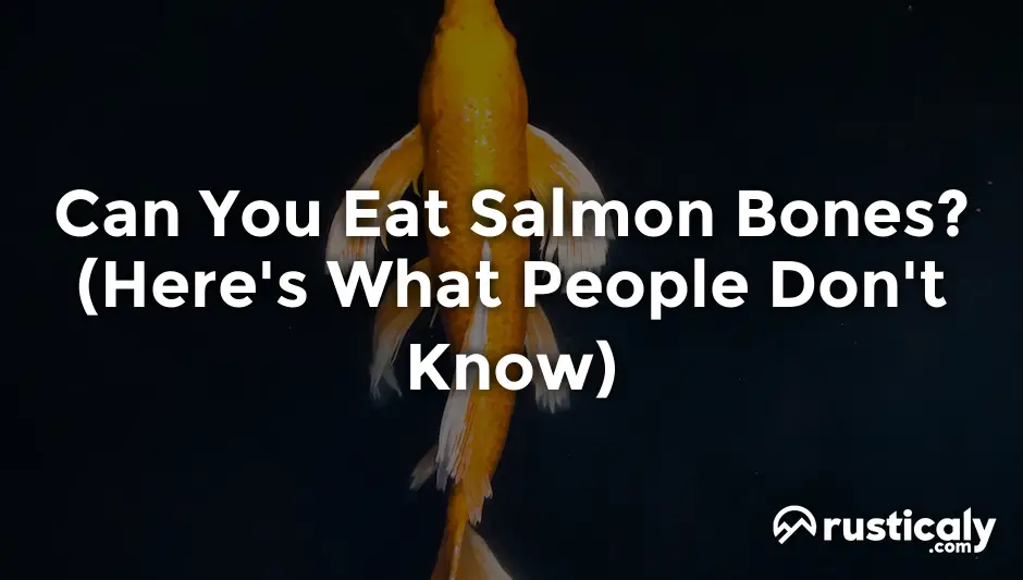 can you eat salmon bones