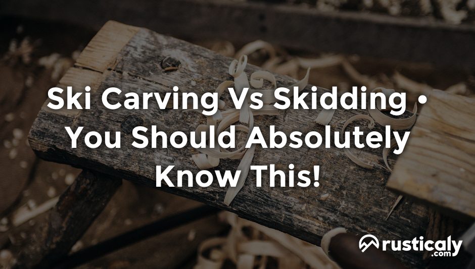 ski carving vs skidding