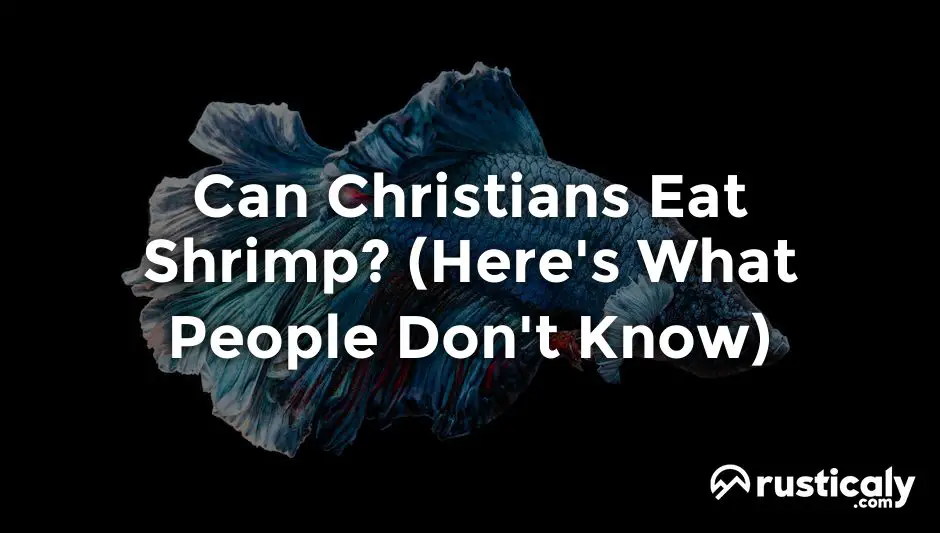 can christians eat shrimp