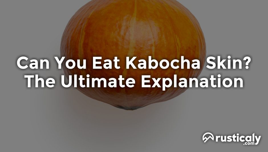 can you eat kabocha skin