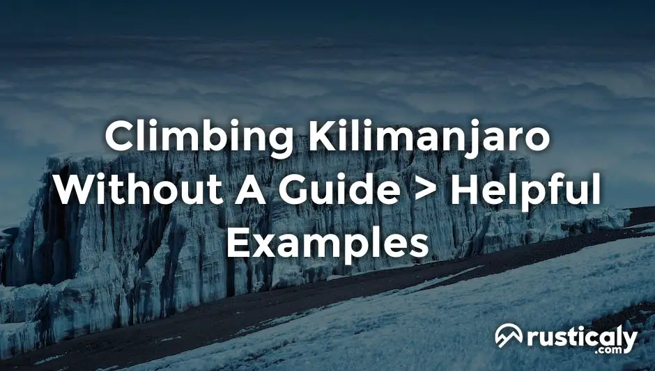 climbing kilimanjaro without a guide