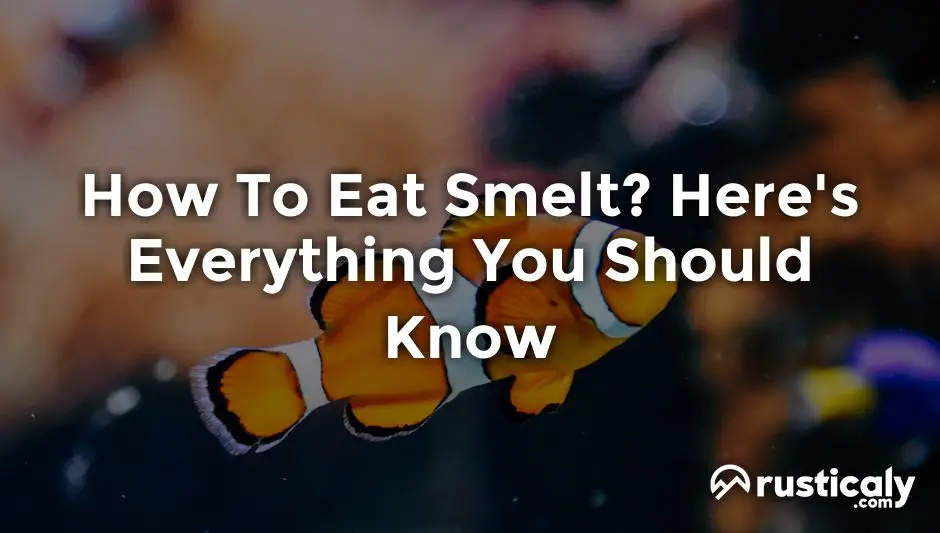 how to eat smelt