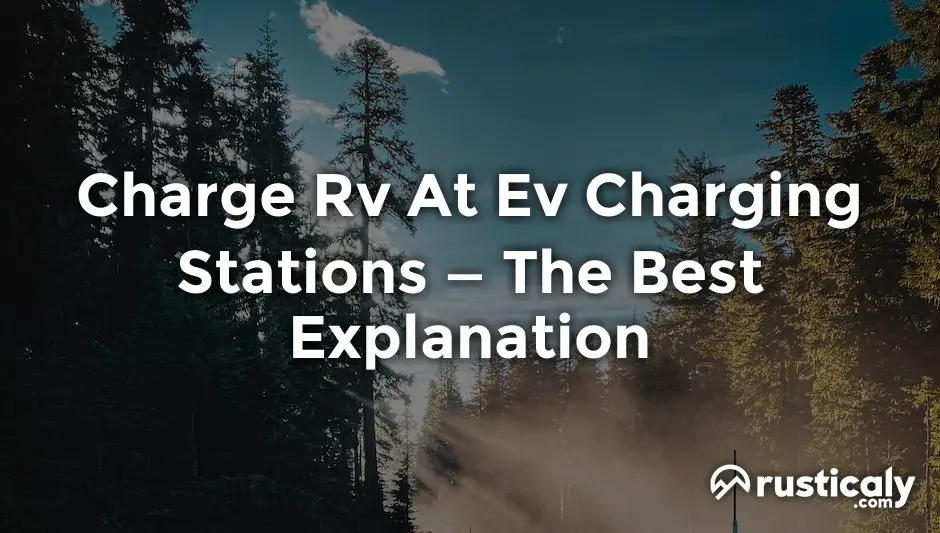 charge rv at ev charging stations