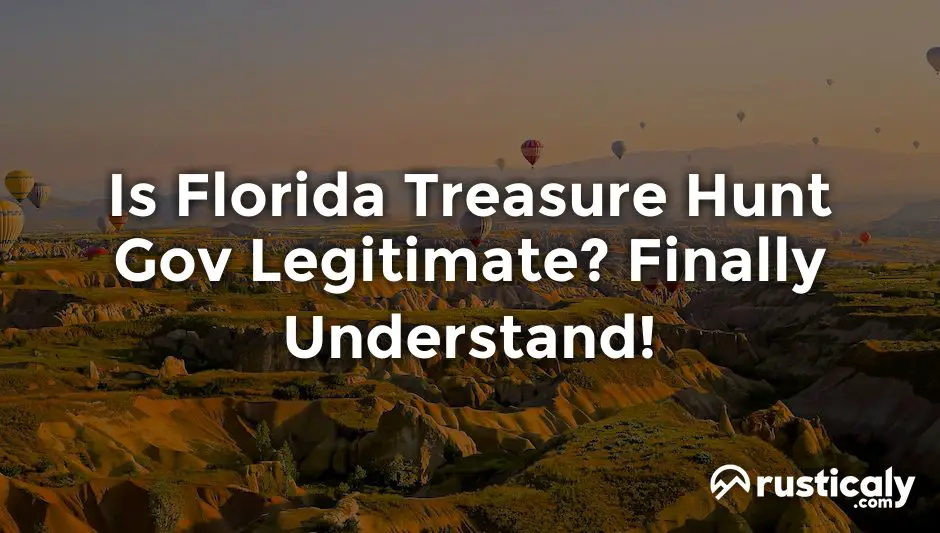 is florida treasure hunt gov legitimate